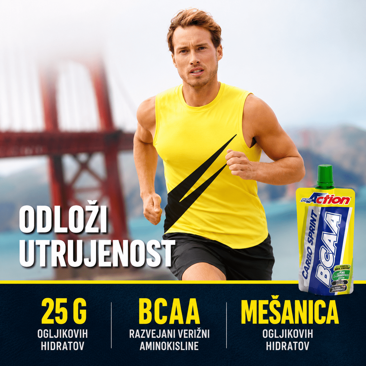 Energijski gel z BCAA Carbo Sprint BCAA 60 ml
