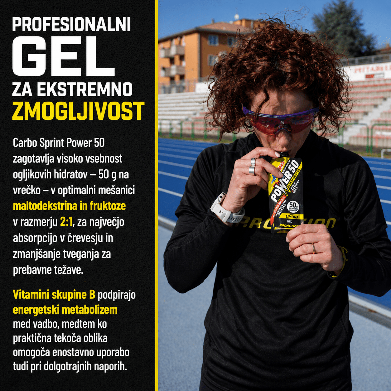 Carbo Sprint Power 50 energijski gel za športnike