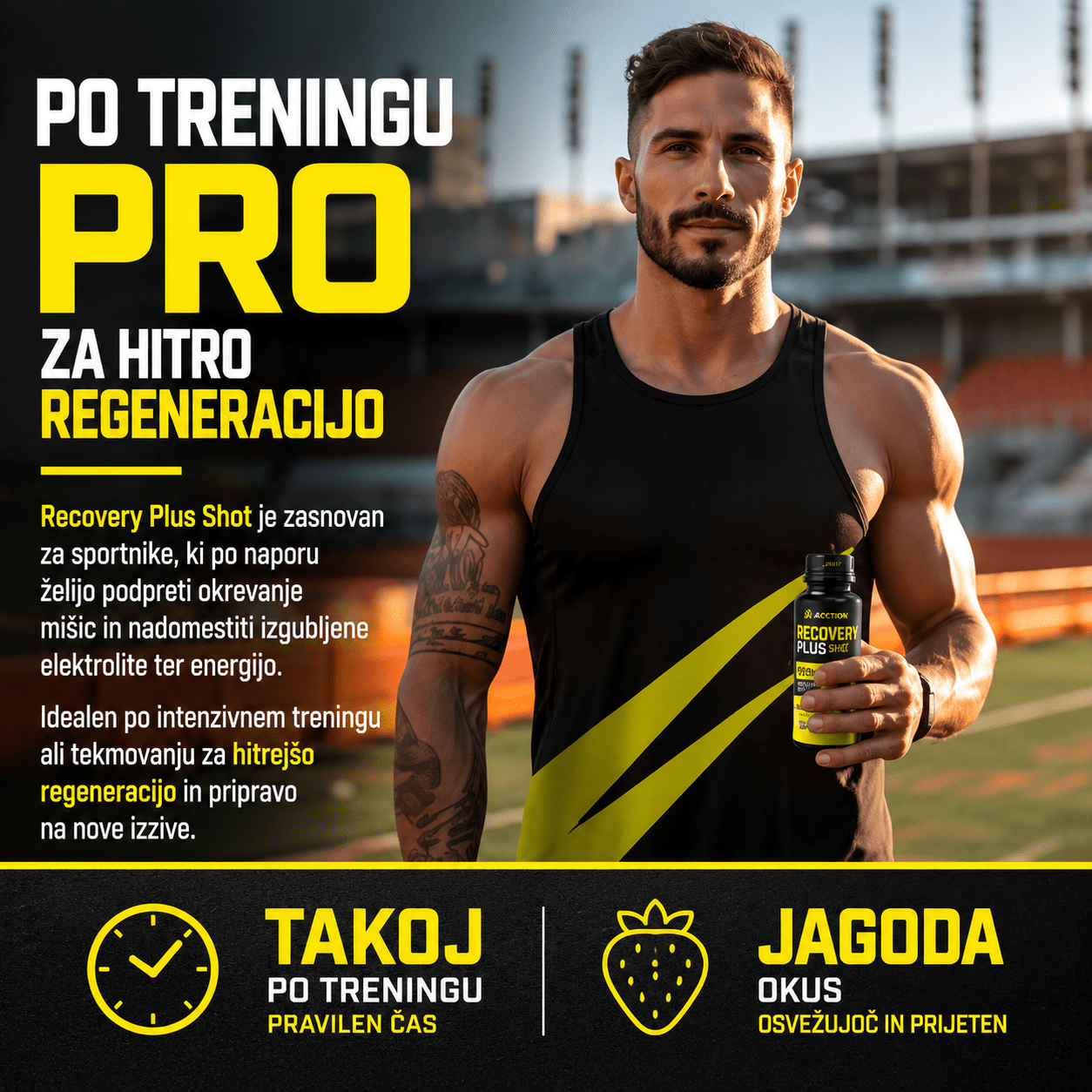 Shot za regeneracijo Recovery Plus Shot 60 ml