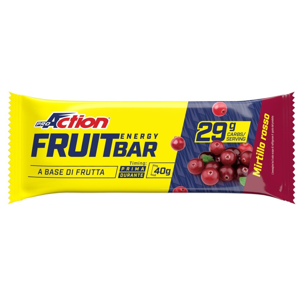 energijska ploščica Fruit bar brusnica